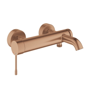 GROHE ESSENCE bateria wannowo-natryskowa naścienna, brushed warm sunset