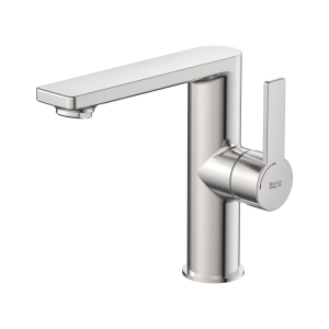 ROCA TARGA bateria umywalkowa stojąca, inox      