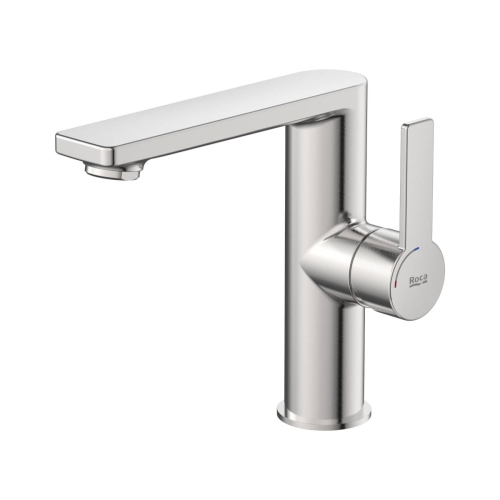 ROCA TARGA bateria umywalkowa stojąca, inox