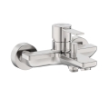 ROCA TARGA bateria wannowo-natryskowa naścienna, inox