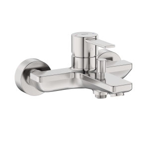 ROCA TARGA bateria wannowo-natryskowa naścienna, inox