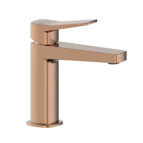 KFA MALAGA bateria umywalkowa stojąca, brushed rose gold