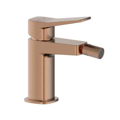 KFA MALAGA bateria bidetowa stojąca, brushed rose gold