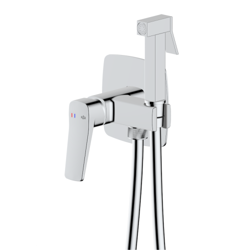 KFA MALAGA bateria bidetowa podtynkowa, chrom