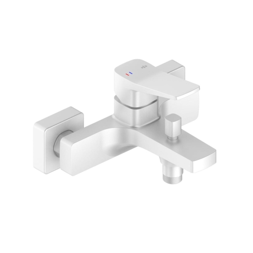 KFA MALAGA bateria wannowo-natryskowa naścienna, white