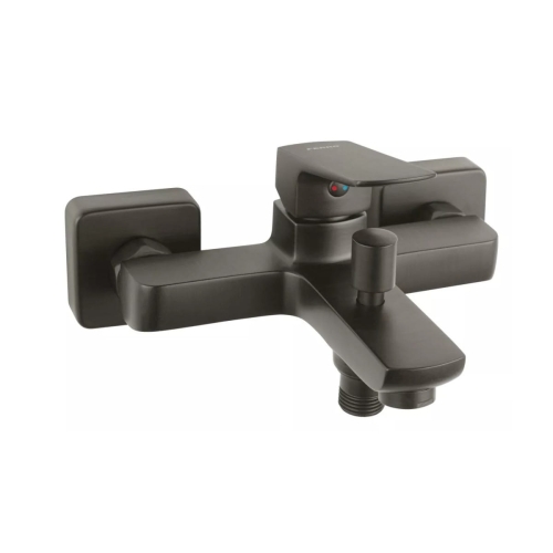 FERRO VITTO VERDELINE bateria wannowo-natryskowa naścienna, gun metal