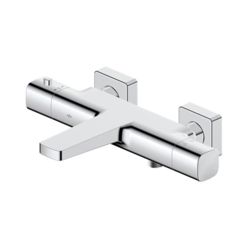 KFA MALAGA bateria wannowo-natryskowa naścienna termostatyczna, chrom