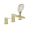 KFA MALAGA bateria wannowo-natryskowa nawannowa, brushed light gold