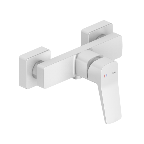 KFA MALAGA bateria natryskowa naścienna, white