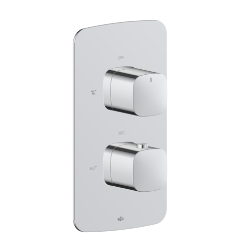 KFA MALAGA bateria natryskowa podtynkowa termostatyczna, chrom
