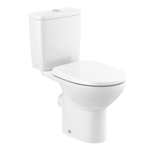 ROCA VICTORIA miska WC do kompaktu Rimless, biała