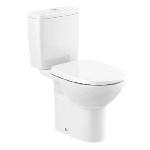 ROCA VICTORIA miska WC do kompaktu Rimless, biała