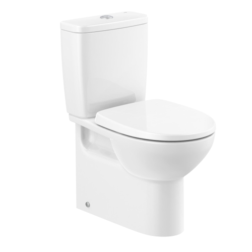 ROCA VICTORIA miska WC do kompaktu Rimless, biała