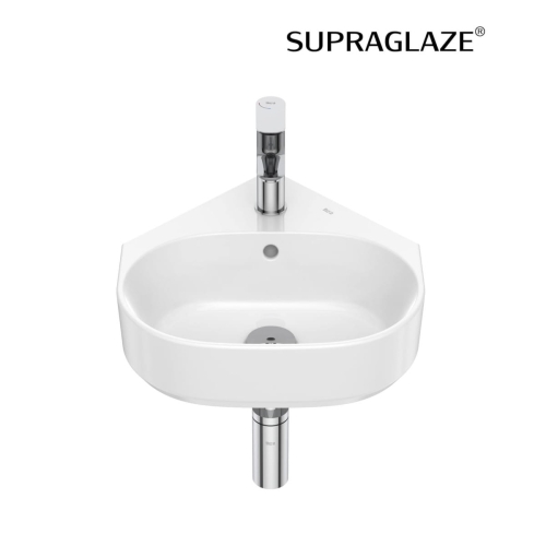 ROCA GAP umywalka ścienna narożna 40 cm, supraglaze