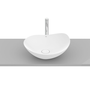 ROCA OHTAKE umywalka nablatowa 47 cm, biały mat   