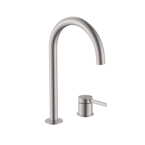 ROCA ONA bateria umywalkowa stojąca, inox