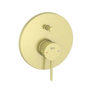 ROCA ONA bateria wannowo-natryskowa podtynkowa, brushed gold      