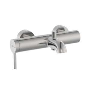 ROCA ONA bateria wannowo-natryskowa naścienna, inox    