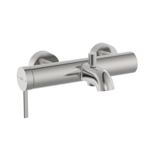ROCA ONA bateria wannowo-natryskowa naścienna, inox