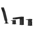 VALVEX ARS BLACK bateria wannowo-natryskowa nawannowa, czarna