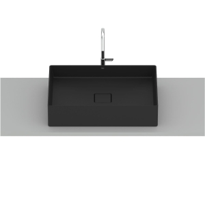ROCA TERRA umywalka nablatowa 51 cm, czarny mat          