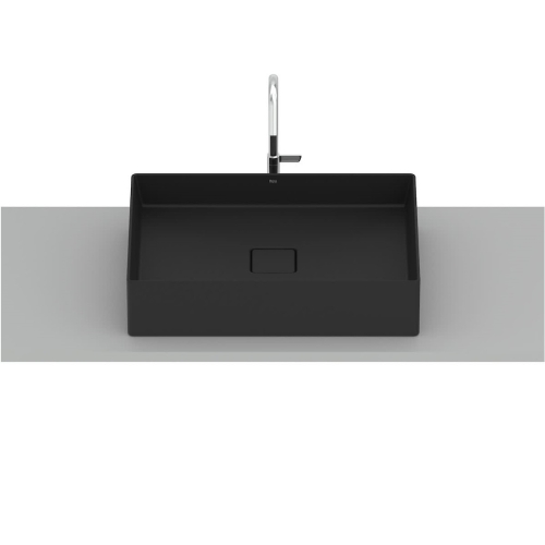 ROCA TERRA umywalka nablatowa 51 cm, czarny mat