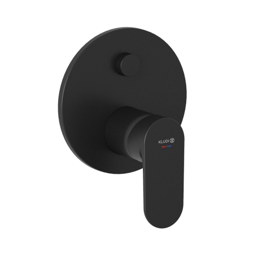 KLUDI X1 bateria wannowo-natryskowa podtynkowa, czarny mat