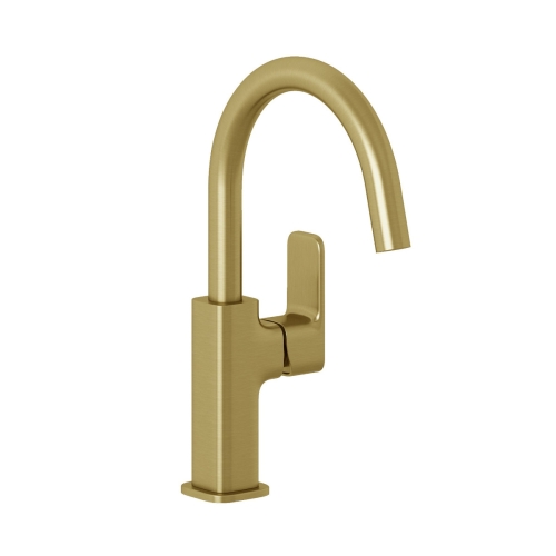 KLUDI RENON bateria umywalkowa stojąca, złoty szczotkowany