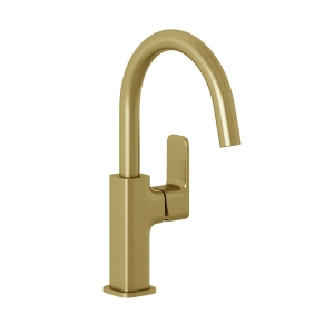 KLUDI RENON bateria umywalkowa stojąca, złoty szczotkowany