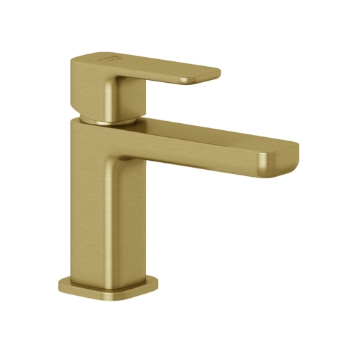 KLUDI RENON bateria umywalkowa stojąca, złoty szczotkowany