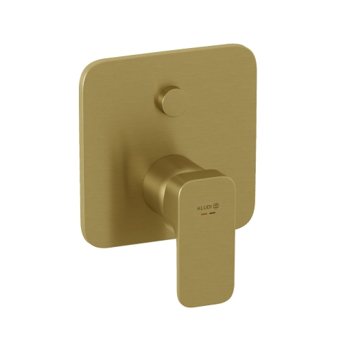 KLUDI RENON bateria wannowo-natryskowa podtynkowa, złoty szczotkowany