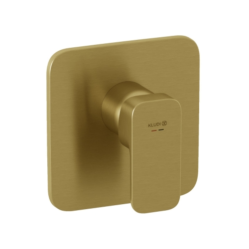 KLUDI RENON bateria natryskowa podtynkowa, złoty szczotkowany
