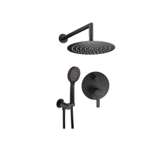 DEANTE ARNIKA NERO zestaw natryskowy z deszczownicą, czarny