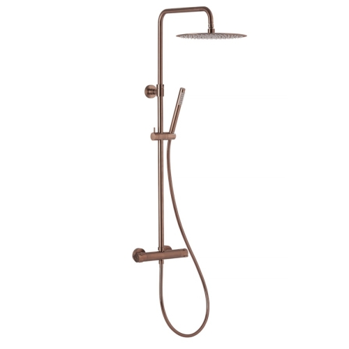 KFA MOZA PREMIUM ROSE GOLD zestaw natryskowy termostatyczny, miedź szczotkowana