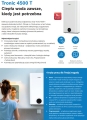 Zalety podgrzewacza wody Tronic 4500 T: 4 tryby pracy (Smart, Eco, Manualny, Programowanie), wysoka wydajność, funkcja Smart, łatwa i elastyczna instalacja.