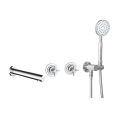 DEANTE Bateria TEMISTO wannowa 4-otworowa podtynkowa chrom