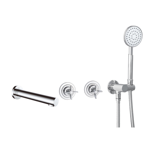 DEANTE Bateria TEMISTO wannowa 4-otworowa podtynkowa chrom