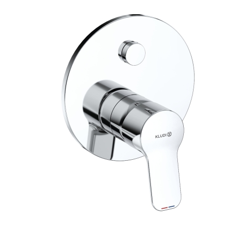 KLUDI PURE&EASY Bateria wannowo-natryskowa podtynkowa chrom 