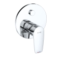 KLUDI PURE&SOLID Bateria podtynkowa wannowo-natryskowa chrom