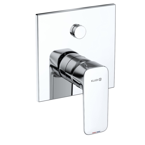 KLUDI PURE&STYLE Bateria podtynkowa wannowo-natryskowa chrom