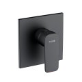 KLUDI PURE&STYLE Bateria podtynkowa natryskowa czarny mat