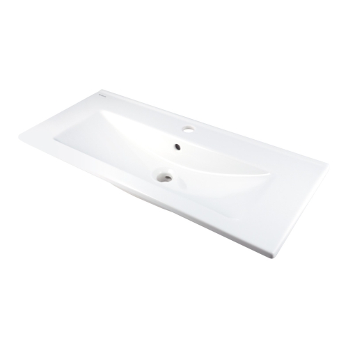 DEANTE TUBO umywalka wpuszczana 810x360 