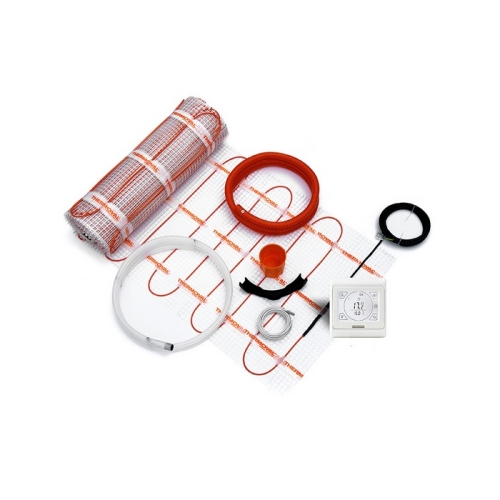 THERMOVAL TV TO 50 zestaw mata grzejna pod płytki + sterownik TT 16 biały 1,5m2, 170W/m2