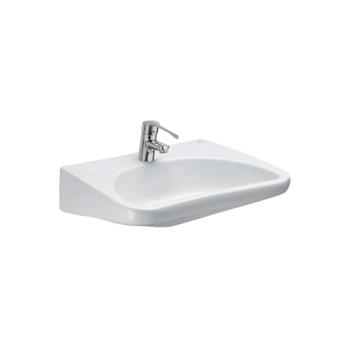 ROCA DOSTĘPNA ŁAZIENKA Umywalka 66x55 wisząca biała