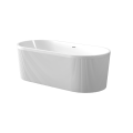 INVENA GLAMOUR wanna wolnostojąca 170x80 cm  biała ryflowana