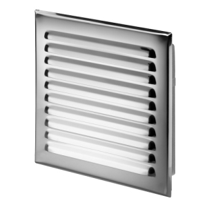 AWENTA MT kratka wentylacyjna ścienna 16x12 cm stal nierdzewna