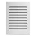 AWENTA TRU kratka wentylacyjna ścienna 46x11 cm satyna srebrna