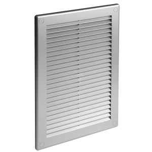 AWENTA TRU kratka wentylacyjna ścienna 15x20 cm satyna srebrna