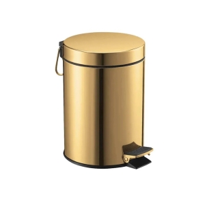 STELLA STANDARD kosz na śmieci 5 L złoty połysk 