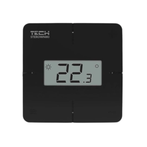 TECH R-X Przewodowy regulator pokojowy czarny